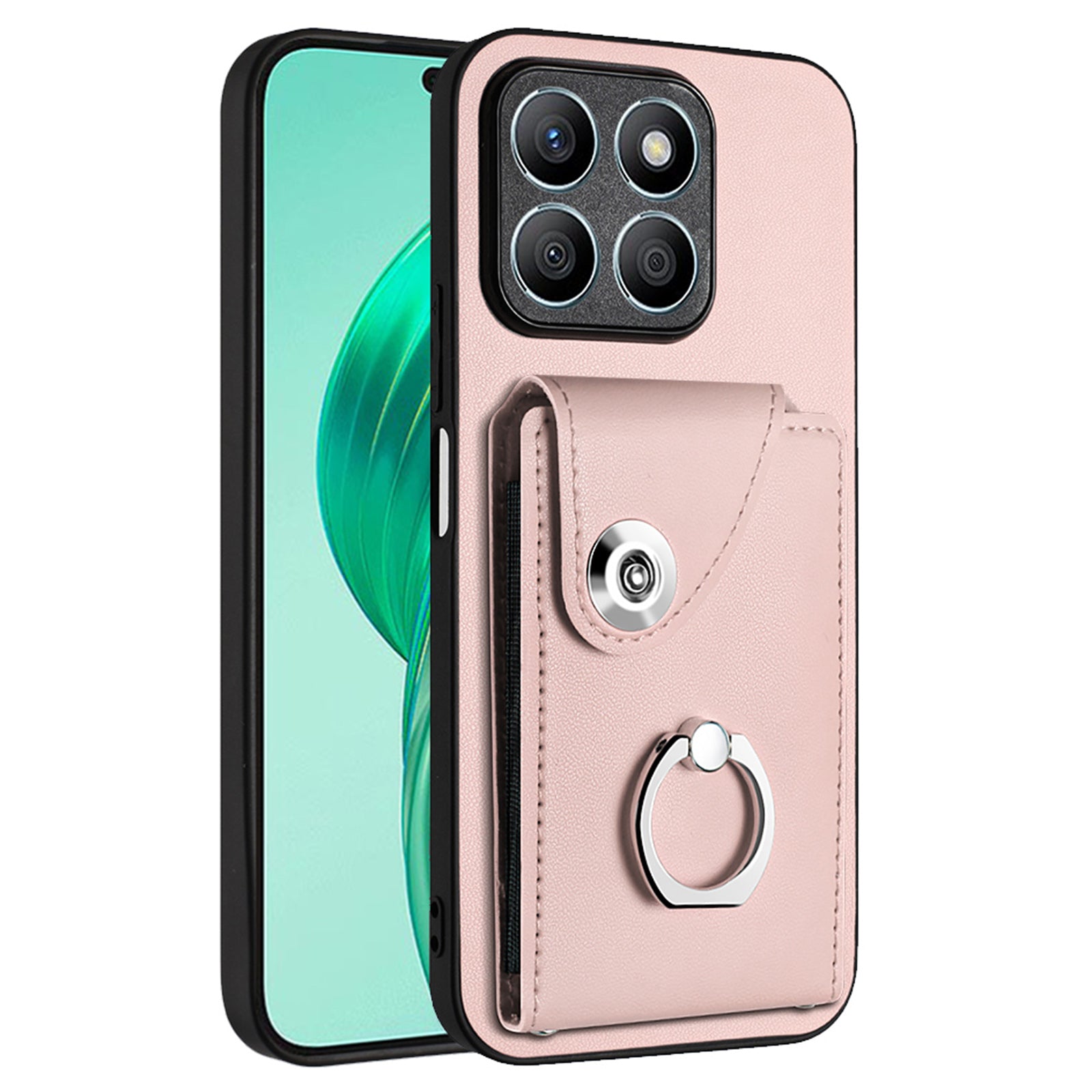 YB Leather Coating Series-7 for Honor X8b 4G Case Leather+TPU Phone Shell with 6 Card Slots YB Leather Coating Series-7 for Honor X8b 4G Case Leather+TPU Phone Shell with 6 Card Slots